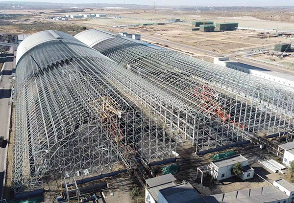 國家電廠封煤工程，FRP采光板項目